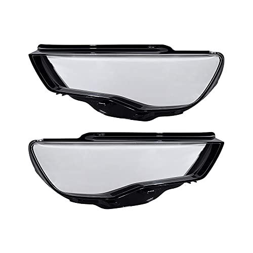 Astra Depot Capa transparente para lente de farol esquerdo direito compatível com Audi A3 AU2502191