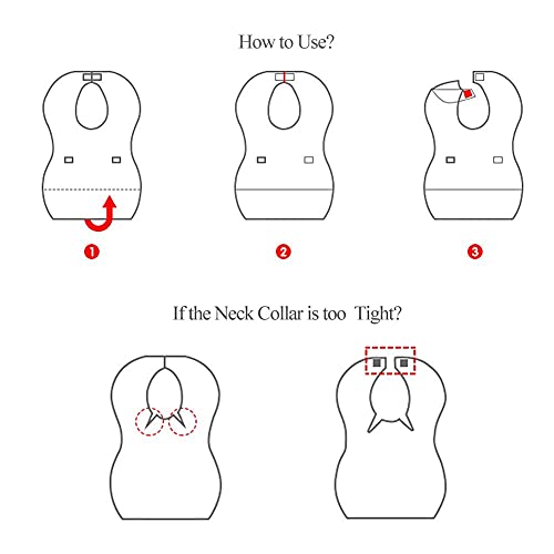 20 PACK Disposable Baby Bibs, Baby and Infant Disposable Travel Bibs with Crumb Catcher, Toddler Disposable Bibs, Non-Woven Cloth Bibs For Babies-Soft, Leak proof, Traveling, On The Go4