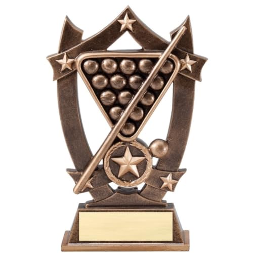 Same Day Awards Billiards Pool Trophy – Custom Engraved 6.25' Award for 8-Ball Players, Pool Teams, Coaches, Bar Leagues, Youth Pool, Adult Tournaments & Cue Sports Competitions (Billiards)