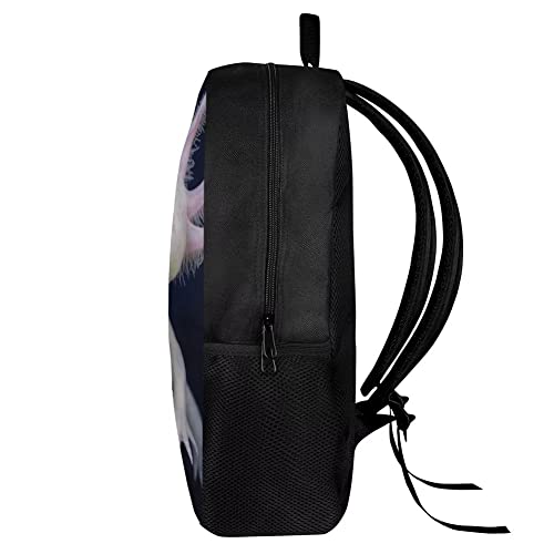 AmzPrint Cute Mexican Axolotl Backpack For Kids Girls Boys 17 Inch Pink Salamander Bookbag Elementray School Backpack Dyapack4