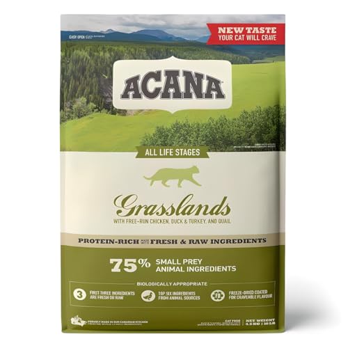 Acana Katzenfutter Grasslands (getreidefrei) - 4,5 kg