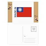 Lot de 20 cartes postales de remerciement fabriquées au Birmanie