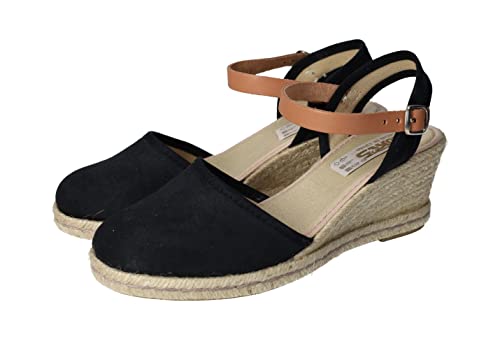 Espadrilles Femme KOKIS 3560 Antelina Chaussures d'Été en Corde Coupe Slip-On