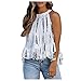 Produktbild Eaylis Damen ärmellose Weste Sommermode O-Ausschnitt Bluse Weste Bluse Tops