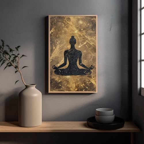 Tableau sur toile de méditation idéal pour décorer un salon zen - 3