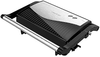 Cecotec Grill elektryczny Rock'nGrill 1500 Rapid. 750 W, okładzina z kamienia RockStone, płyta wierzchnia z regulacją wysokości, miska na tłuszcz, obudowa przyjazna dla środowiska