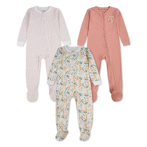 Image of HUGGIES Baby 3-pack Footed Coverall Pajamas