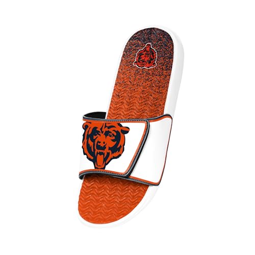 Image of FOCO mens Nfl Primary Team Logo Gradient Gel Slide Sandals