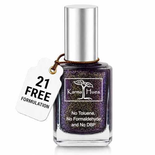 karma organic Natural Nail Polish – Non-Toxic, Vegan & Cruelty-Free (NYC Nights, 0.43 fl oz)