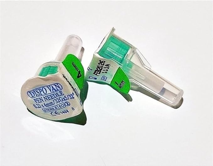 Dispovan Pen Needle 32G Universally usable with All pens, Dispovan Needle Pen Needle (Multicolor) Pack of 30