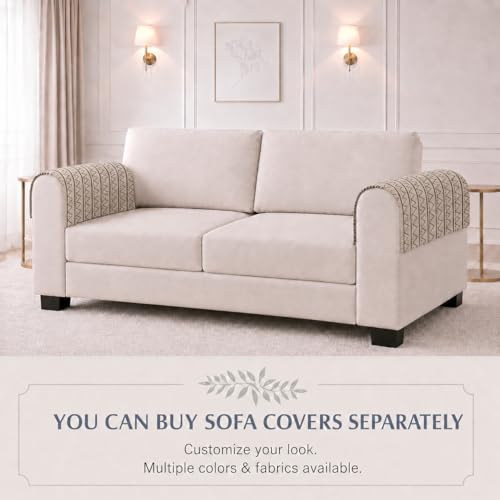 Image of STITCHNEST 'Nomad Weave Collection' Sofa Armrest Cover | Elegant Jacquard Fabric, Washable & Durable for Modern Living (18 x 22 Inches) 35