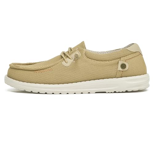 Men's Slip On Shoes Casual Loafers Slip-Ons for Men Lightweight Lace-up Slip On Walking Shoes Hands Free2