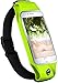 Produktbild moex Laufgürtel Handy für Samsung Note10 Plus (4G/5G) Lauftasche Jogging Tasche Wasserfest, Slim Running Belt Flexibel mit Sichtfenster, Laufgurt zum Joggen Bauchtasche Sport, Neon-Grün