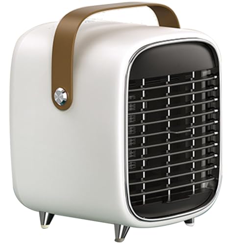 Calentador portátil, diseño silencioso, calentamiento rápido de 900 W, tres niveles de potencia, ligero y portátil, función de temporizador, ideal para dormitorio y oficina