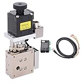 Baxnore High Precision Automatic Slide Table SPX415L X Axis Linear Motion Stage with Stepper Motor Drive for CNC Machinery Laboratory Equipment Industrial Automation