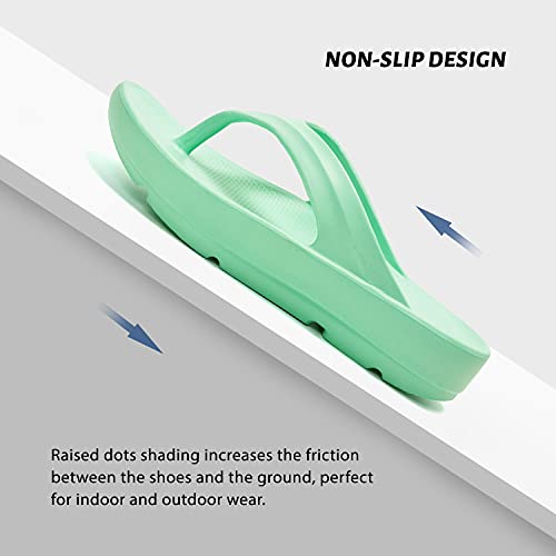 Image of FUNKYMONKEY Women's Comfort Flip Flops with Arch Support - Lightweight EVA Thong Sandals for Walking, Beach, and Daily Wear - Cushioned Footbed & Anti-Slip Sole