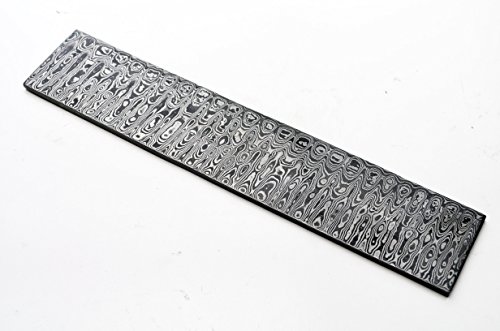 Whole Earth Supply Damascus Ladder Billet Knife Making Knives Blank Blade Bar Steel Blanks Layers
