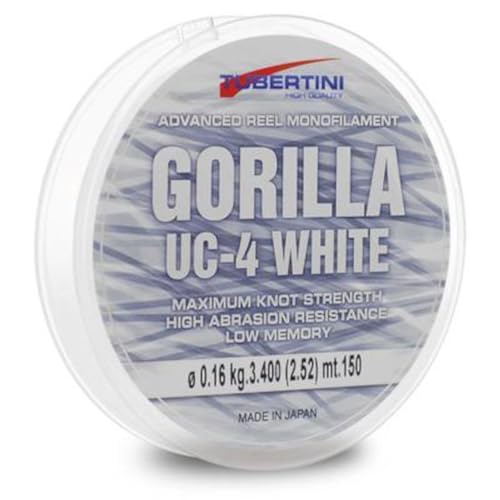 Tubertini Monofilo Gorilla White Uc4-150 Metri - 0,18Mm