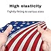 LVEWYB American Flag Walkers for Seniors with Seat Covers Soft Rollator Seat Cover Adjustable Universal Walker Covers for Ladies Removable Rollator Accessories