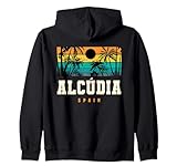 Alcudia España Mallorca Playa Sunset Design Sudadera con Capucha