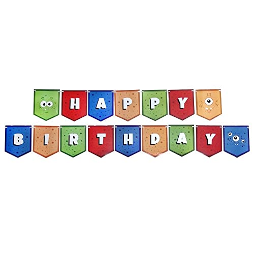 Monster Party Party Supplies Packs (101 Pieces For 16 Guests) - Monster Birthday Party, Monster Decorations, Monster Theme Plates And Napkins, Mini Monster Party, Monster 1St Birthday, Blue Orchards #TOP5
