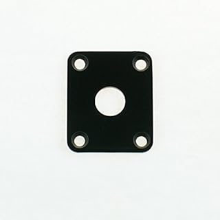 Plastic output Jack Plate Cover for Epiphone LP style Guitar,Black