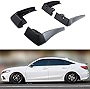 Primer Matte Black Mud Flaps Guards Splash Flares 4 Piece Front & Rear Compatible for 2022 2023 Honda Civic EX LX Si Sport Toruing 4 Door Sedan