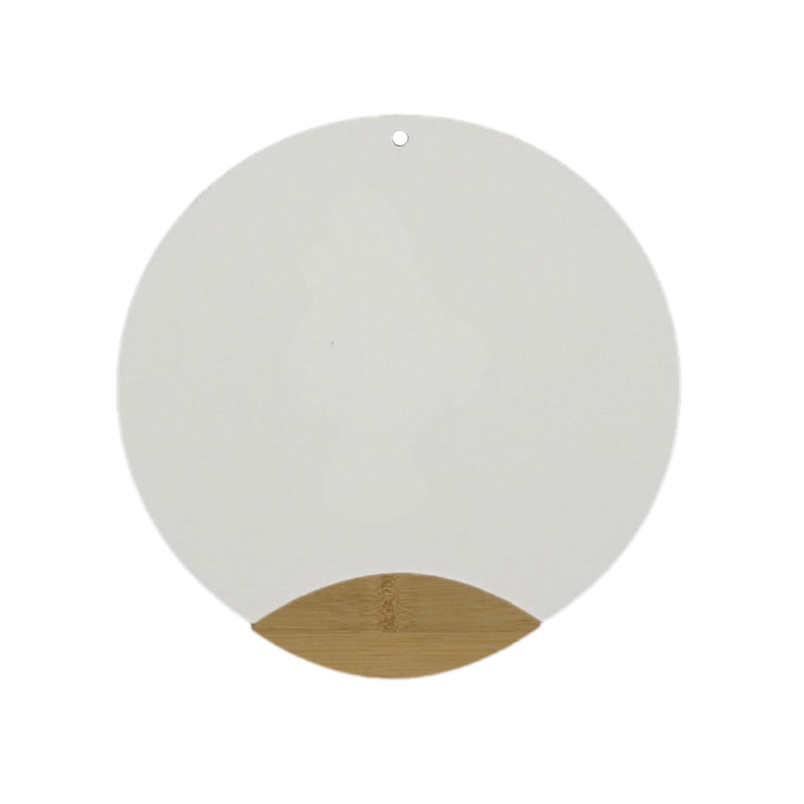 Buxuaaaa Regular Round Pendan Round Fan With Tassels Diys Fan Wood Handle Chinese Rice Paper Handheld Party Supplies Gift Traditional Round Paper