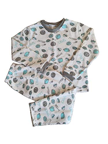 Kit 2 pijamas inverno infantil menino longo moletinho flanelado 6 a 12 anos (12)