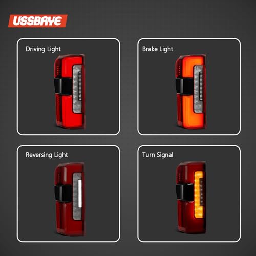 Image of LED Tail Lights For 2023-2026 Super Duty Platinum /Limited Left | Ford F250 /F350 /F450 Rear Taillights Assembly PC3Z13405C ( W /Blind Spot Bracket W /O Radar Driver Side)