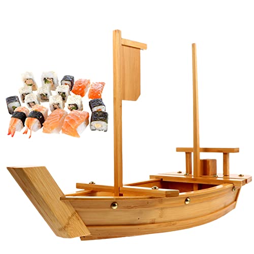 Bateau à sushi en bois authentique pour partager des moments inoubliables