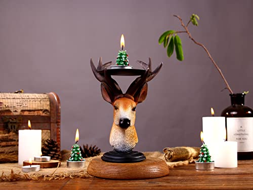 Blltllw Deer Candle Holders Animal Candle Holders Home Decoration-For Christmas Thanksgiving Decor Gift #TOP2