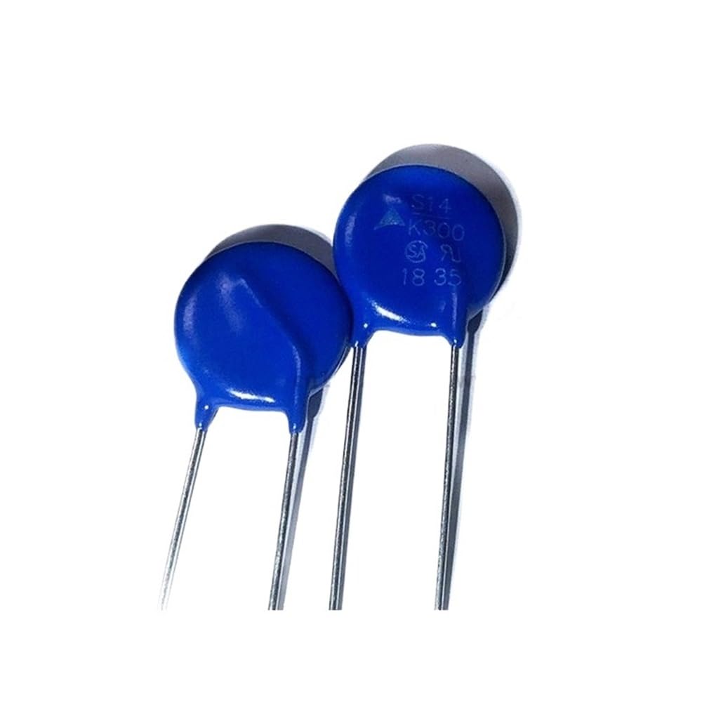 YJQHODY 5pcs S14K300 Metal Oxide Varistor, Voltage Dependent Resistors for Industrial Equipment, Blue Varistor Resistor