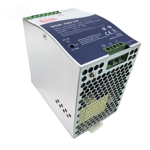 Fuente de Poder Din Rail 480W 24V 20A miniatura 2