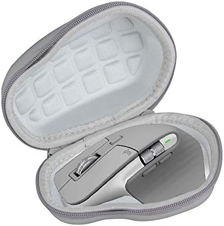 Hermitshell Travel Case for Logitech MX Master 4 / MX Master 3 / MX Master 3s Advanced Wireless Mouse (2.0 Compact Upgrade (Grey)