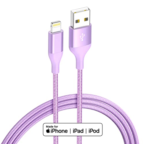 iPhone Charger 6ft 4Pack Lightning Cable,Apple Certified Braided Cord - image 4