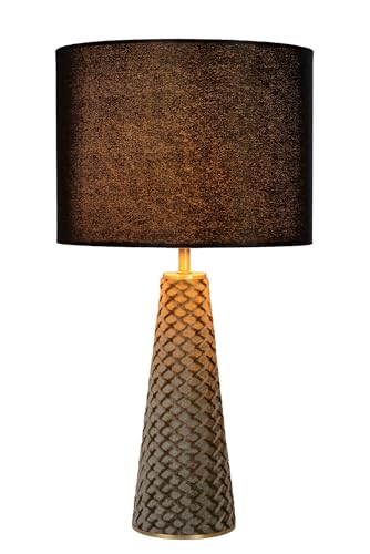 Image of Lucide Extravaganza Velvet - Table lamp - 25 cm - 1xE27 - Black