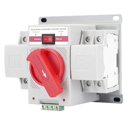 ATS Interrupteur de transfert automatique 4P 50A commutateur de double alimentation AC230V