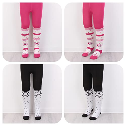 Libella kniekousen voor meisjes, 6 stuks, gebreide maillot, meerkleurig, VA 27241 - Image 7