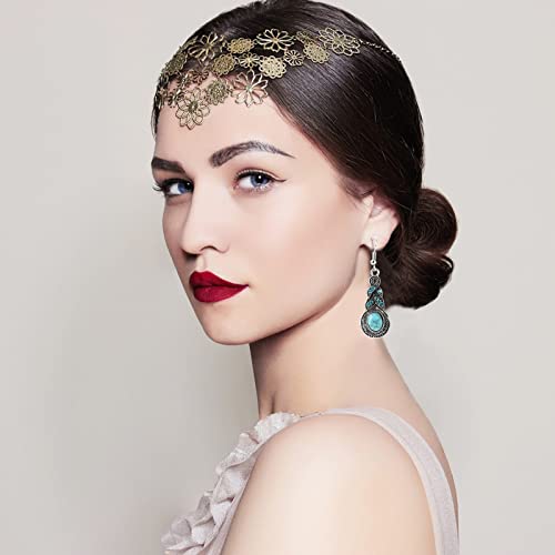 Image of NEWITIN 49 Pieces Gold Jewelry Set for Women Fashion Costume Jewelry Gold Plated Necklace Bracelet Ring Earrings Set for Women