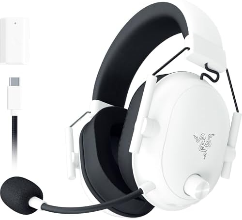Razer BlackShark V2 Hyperspeed für PC - Kabelloses E-Sport Gaming-Headset Ultra leicht mit 280g (Super-Breitband-Mikrofon, Triforce Titanium 50mm Treiber, Schallisolierender Schaum