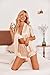 Ekouaer Womens Satin Pajamas Set Button Down 2 Piece Silk Pjs Shorts Set Ruffle Lingerie Notch Collar Sleepwear Champagne XL