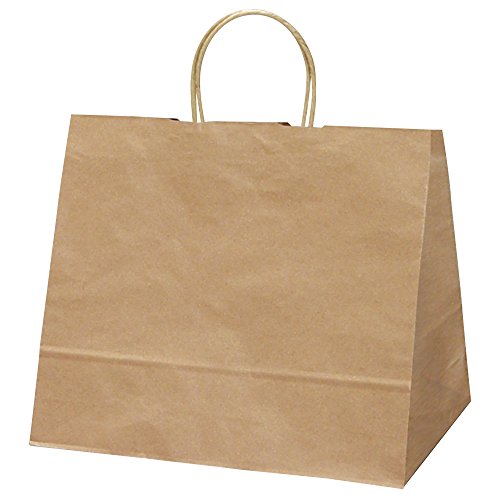 タカ印 ギフトバッグ 50-5001 手提げ 未晒無地 幅広小 50枚