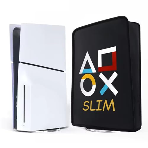 Image of OIVO INDIA Dust Protective Cover for PS5 Slim Console Accessories Case , Anti Scratch Waterproof Sleeve Compatible for Sony PlayStation 5 Slim Digital & Disc Edition (PS5 Slim Model ONLY)