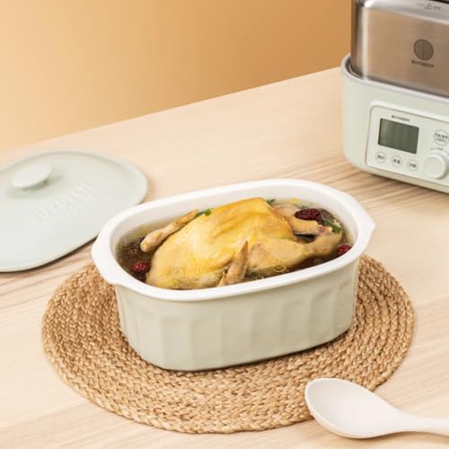 BUYDEEM CT1005 Ceramic Pot 2L for G553 G563 Food Steamer, White by BUYDEEM - Image 4