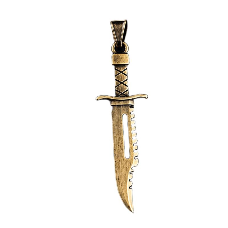 Stainless Steel Rambo Knife 65X19mm Pendant Gold Plated Charm Necklace Without Chain Handmade For Men & Women Power Symbol Meaningful Jewelry |LK_SSC_0145-image-17