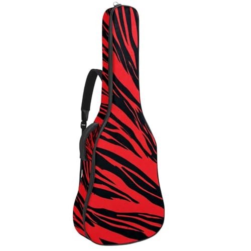 Sac pour guitare acoustique 42.9x16.9x4.7 in avec grands rangements zippés