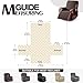 KinCam 100% Waterproof Recliner Chair Cover, Reclining Couch Covers for Pets, Dogs, Recliner Couch Slipcover Furniture Protector with Elastic Straps for Kids(23.6