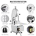 1100W Electric Bone Saw Machine, 0.16-7.09 Inch Cutting Thickness, Frozen Meat Cutter With 5 Saw Blades, 19.3
