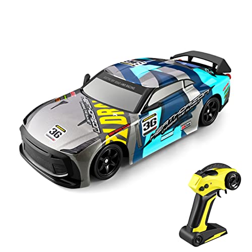 Eacam Remote Control Drift Car Remote Control Car 2.4GHz 4WD 30km/h High Speed Remote Control Race Car for Kids Children Boys Gift RTR 2 Battery